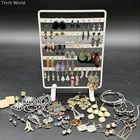Eclectic Costume Jewelry Earring Lot 45+ Pairs Vintage Boho Western Rhinestone