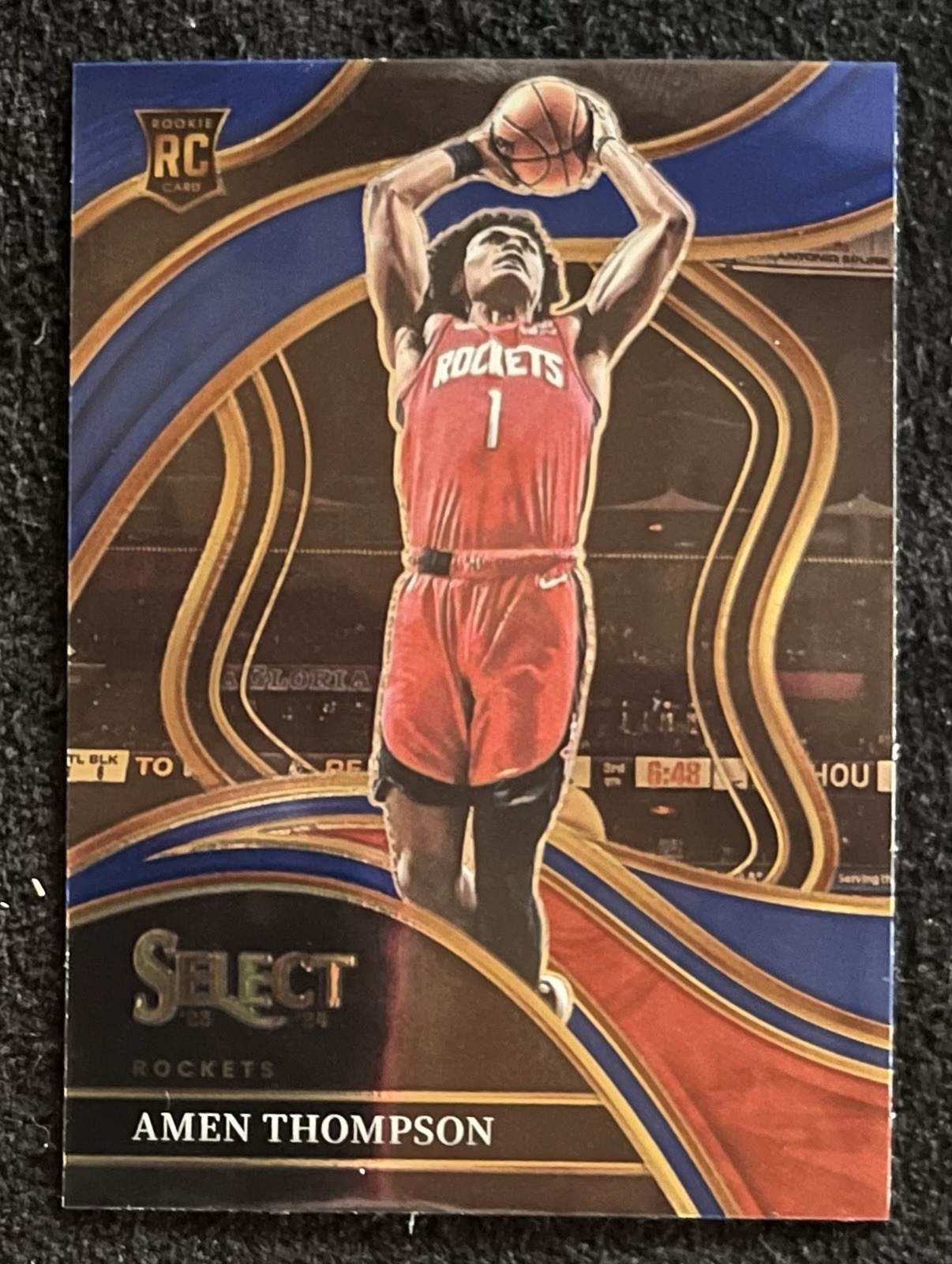 Amen Thompson RC 2023-24 Select Courtside Blue #274 - Houston Rockets