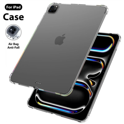 Schutz Hülle Für Apple iPad Transparent TPU Silikon Case Cover Tasche Slim Etui