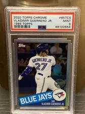 Vladimir Guerrero 2020 Topps Chrome 1985 Topps #85TC6 Blue Jays PSA 9 Mint