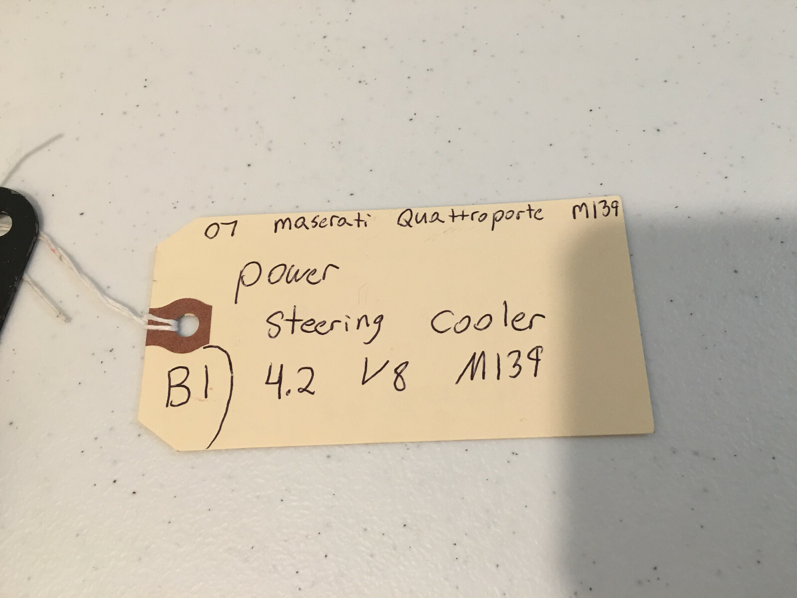 07 MASERATI QUATTROPORTE M139 POWER STEERING COOLER LINE 