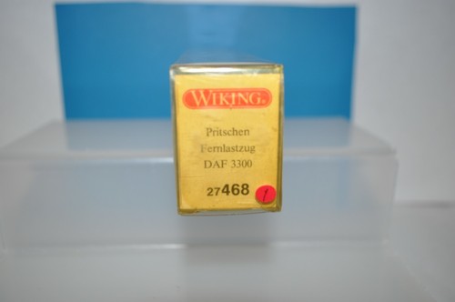Wiking 468/1 DAF Tarp Truck & Tarped Trailer "DAF TRUCKS" - New in Box - Picture 4 of 5