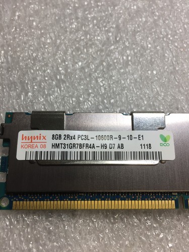 4X 8GB Hynix 2Rx4 PC3L-10600R DDR3-1333MHz Reg ECC HMT31GR7BFR4A-H9 SERVER RAM - Photo 3/4