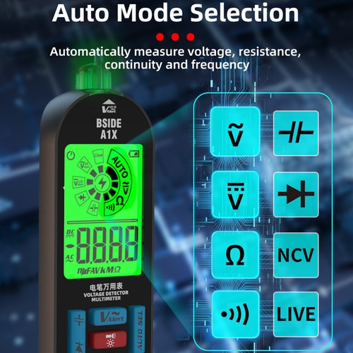 Digital Multimeter Voltmeter BSIDE AC DC Ammeter Ohmmeter Volt Meter Tester Ohm - Picture 6 of 24