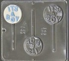 "It's a Boy" Lollipop Chocolate Candy Mold Baby Shower  691 NEW