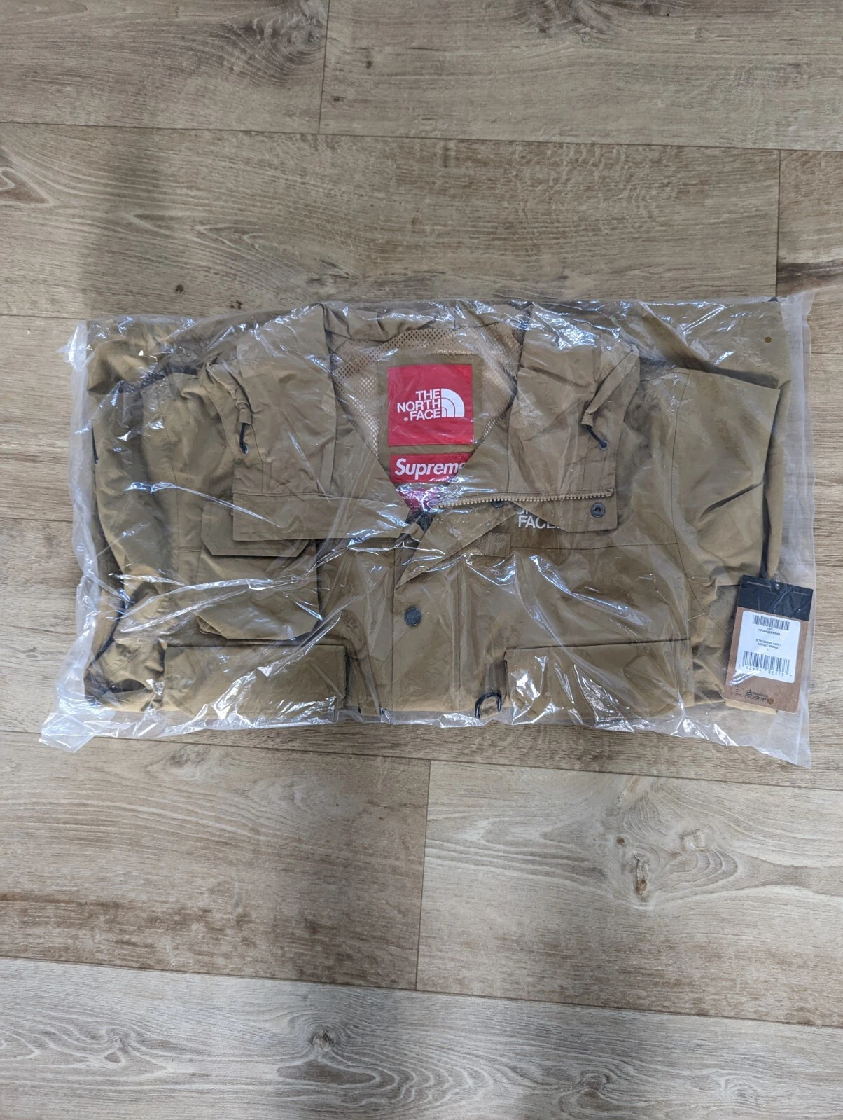 Veste cargo Supreme The North Face TNF or / beige large 
