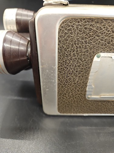 Kodak Brownie Auto Turret Triple Lense 8 MM Movie Camera original leather case - Picture 8 of 14
