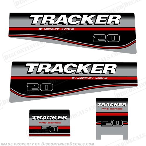 Fits Tracker Outboard Motor Engine Decal Kit for 10 20 30 40 50 60 75 hp motors - Picture 2 of 11