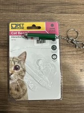 Pet Zone Interactive Cat Toy Laser Beam With 3 Batteries Keychain