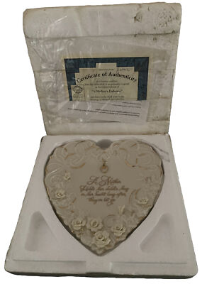  BRADFORD EXCHANGE Blessings Of Motherhood Plate 3rd Issue A Mother's Embrace 