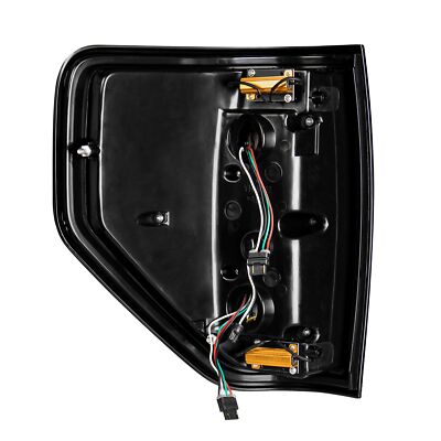 Smoke LED Tail Lights – For 2009-2014 Ford F-150 – Tube Style, Black Housing – G-PLUS Brand 3 thumbnail image
