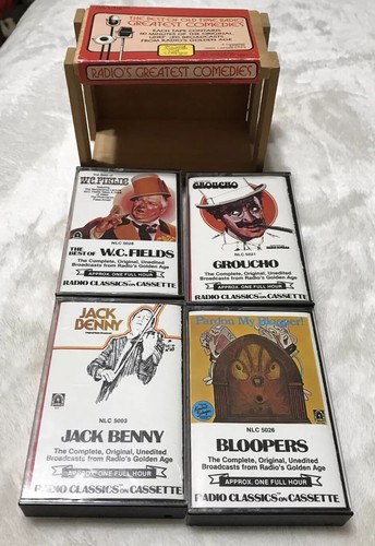 Best Of Old Time Radio Greatest Comedies 4 Cassettes Groucho Marx Jack Benny Use - Picture 6 of 7