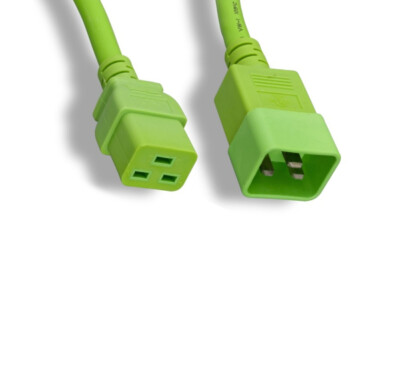 2Ft GRN Power Cable for CAB-C19-CBN CABC19CBN Cisco Cabinet Jumper Cord