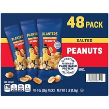 Planters Salted Peanuts (48 1-ounce packs)
