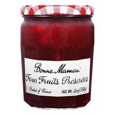 Bonne Maman FOUR FRUITS PRESERVES 26 OZ Glass Jar Finest Quality French Jam