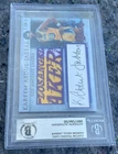 Kareem Abdul-Jabbar Signed Custom Cut LAKERS Patch BGS BAS CUT AUTO Card #1/1