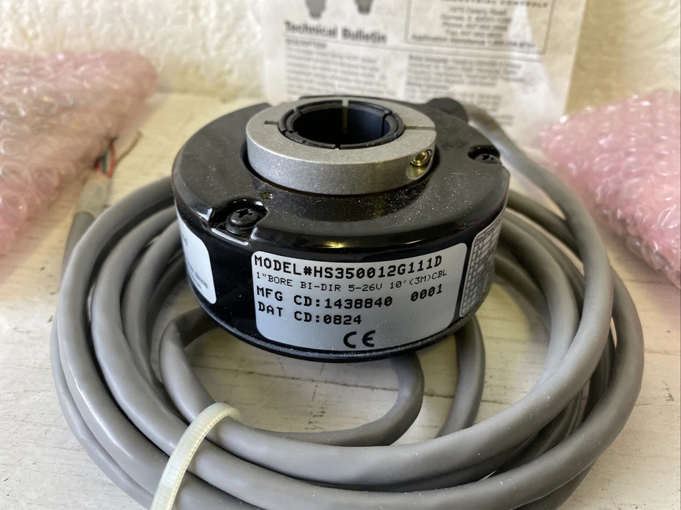 Dynapar HS350012G111D 1” Bore BI-DIR 5-26V 10’ (3M) CBL - Image 2 of 4