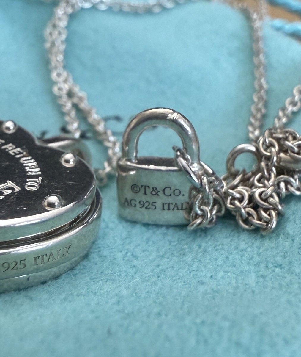 Tiffany & Co. Silver Return To Love Sliding Heart Locket Pendant