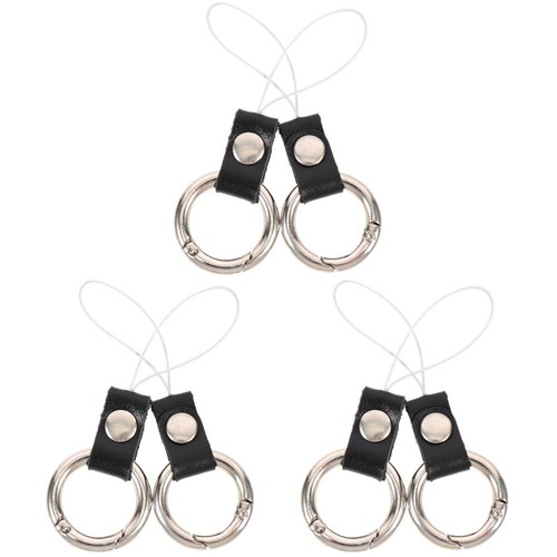 3 Count Mobile Phone Ring Buckle Strap Grip Holder Cellphone Charm - 第 1/12 張圖片