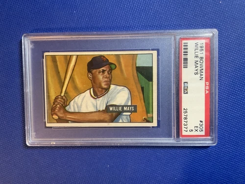 1951 Bowman Willie Mays #305 PSA 5 EX ***Rookie Card***Baseball LEGEND