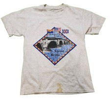 Vintage 80's London Bridge Lake Havazu City Arizona Shirt Size Medium USA Made