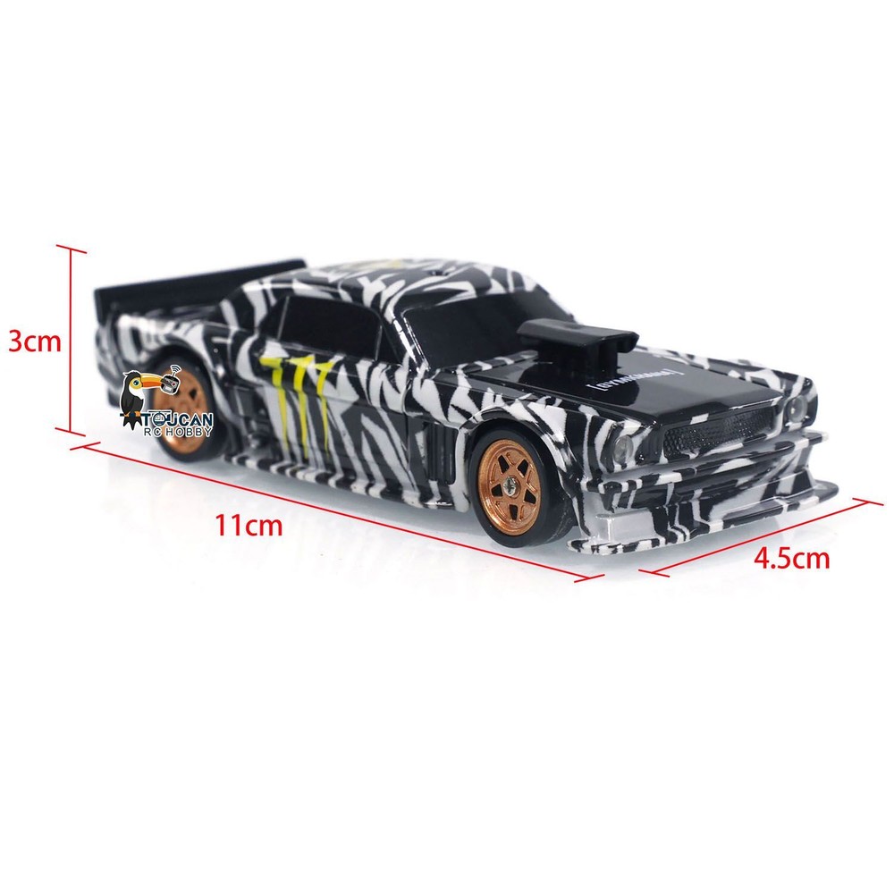 RC Mini Race Cars Outdoor Toys 1/43 2.4g Radio Control 4WD High-Speed Motor