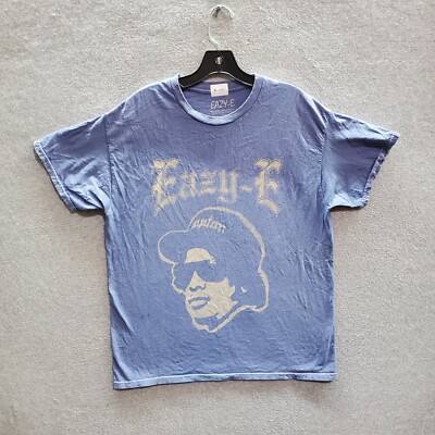 Eazy E Men Shirt Small Blue Hip Hop Rap Tee
