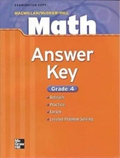 MacMillan / McGraw-Hill Math, Grade 4: Answer Key [Hardcover]