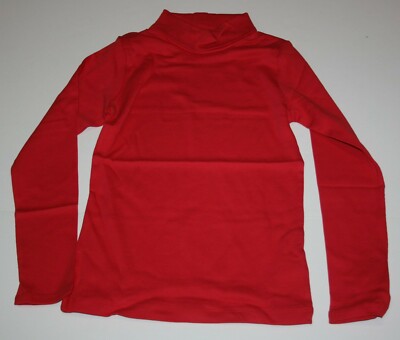 girls red turtleneck