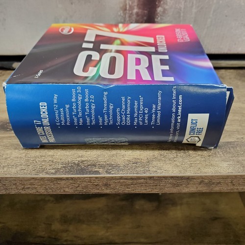 - Intel Core i7-6850K 3.6 GHz Six-Core LGA 2011-v3 Processor - Picture 4 of 6