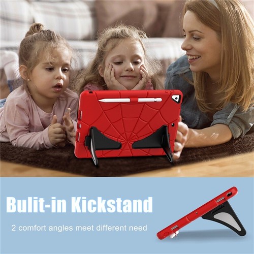 For iPad 5 6 7 8 9 10 11th Gen Air Pro 11 Kids Spider-Man Case Shockproof Cover - Picture 37 of 132