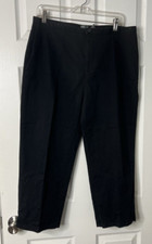 Recode Stretch by Dockers Women's Black Capri Pants, Size 14   99 Cotton, EUC