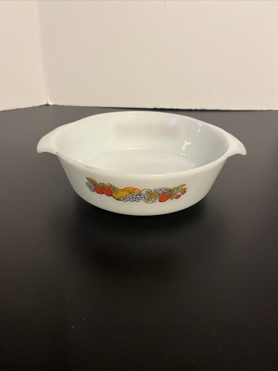 Anchor Hocking Fire King 1 1/2 Qt Casserole Dish 437 Nature's