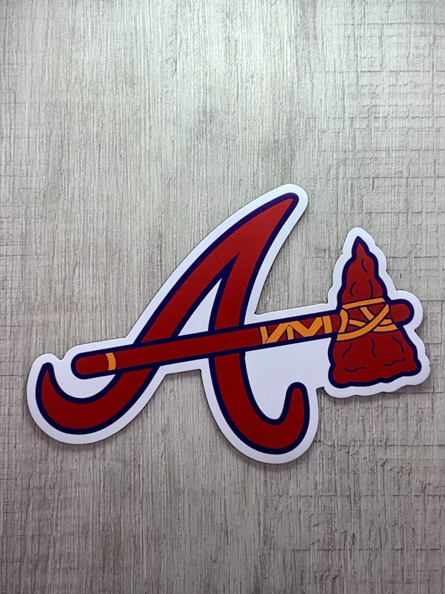 atlanta braves tomahawk crossed with lightning bolt DIGITAL FILE