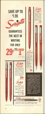1954 Vintage ad for Scripto Pen retro Pens Price Photo    2/16/21