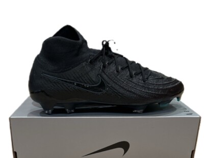 Men's Size 11 Nike Phantom Luna II Elite FG Black Black Deep Jungle FJ2572-002
