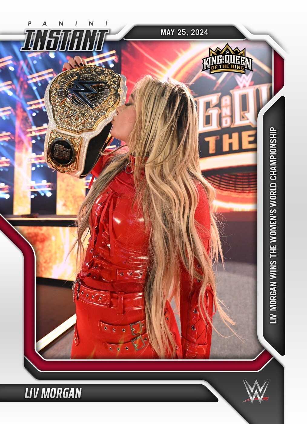 2024 WWE Panini Instant 27 LIV WWE WOMEN'S CHAMPION IN HAND eBay