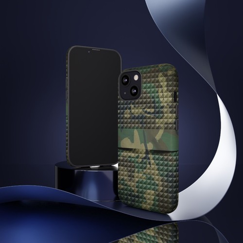 Tough Cases For iPhone, Samsung Galaxy, Google Pixel, 3D Military Green Camo - Picture 81 of 219