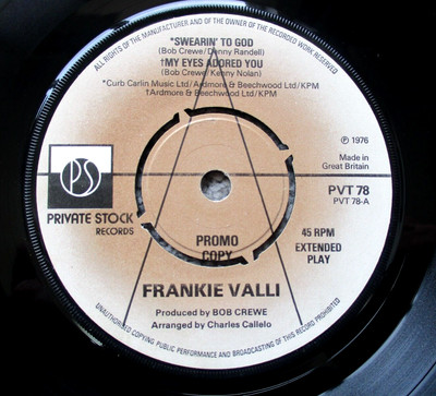 Frankie Valli - Swearin' To God 7'' EP Promo NEU SELTEN