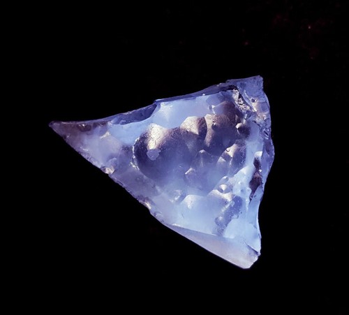 Loose Gemstone 53.80 Ct Blue Topaz Rough Certified Translucent Topaz Rough Gem - Picture 2 of 7