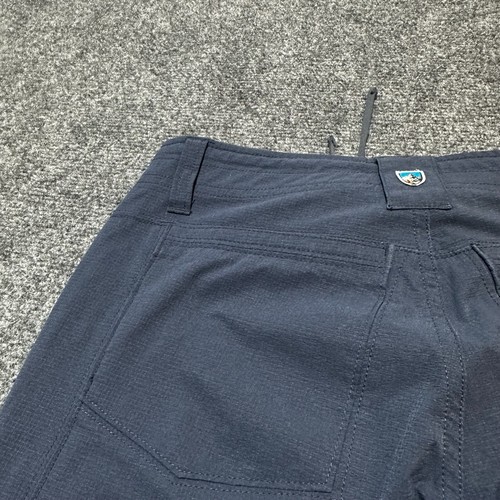 Kuhl Pants Womens 0 Blue Straight Snap Button Cargo Hiking Outdoors - Picture 10 of 12