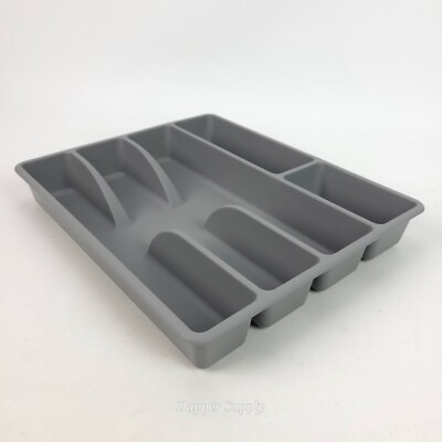 IKEA Flatware Utensil Storage Drawer Divider Organizer Tray Gray