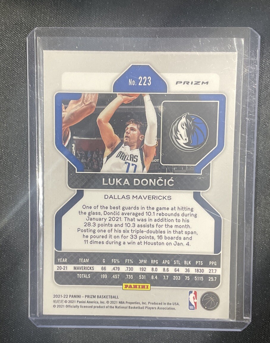 その他 2021 Luka Doncic Silver Prizm #223 2021-22 Panini Prizm Luka Doncic Silver Wave Prizm #223