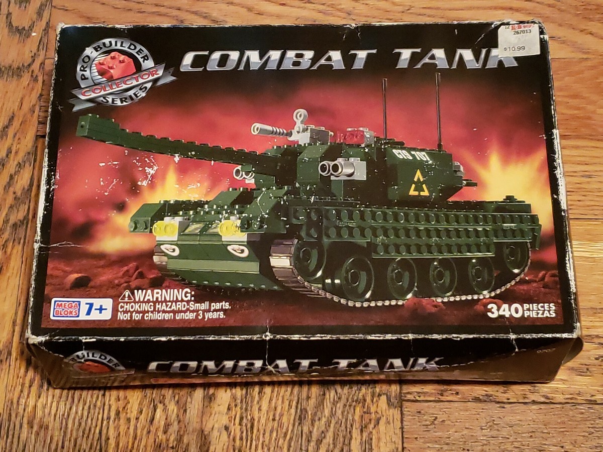 1999 Mega Bloks Pro Builder Combat Tank 9707 Collectors Series