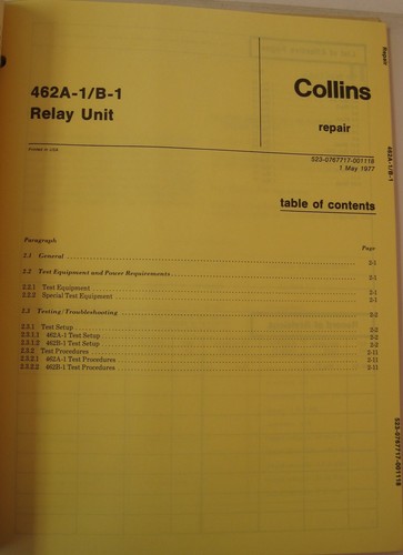 Collins Pro Line ANS-31A Area Navigation System Original Instruction Book - Picture 8 of 8