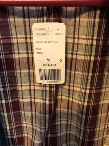 Twenty One Dark Blue With Plaid Lining Jacket Junior's M - Picture 5 of 5