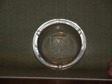 Vintage Rare Glass Ashtray Summit Advertisement Glass