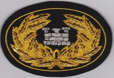 Civil War Slouch Hat Insignia Engineer Officer's Large