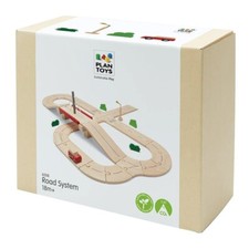 Neuf - Plan Toys circuit routier en bois