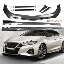 Carbon Fiber Front Bumper Lip Spoiler Side Skirt Body Kits For Sentra Altima Ma